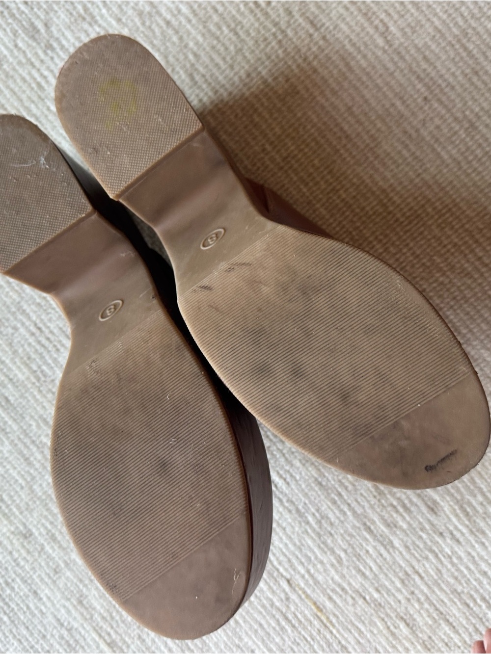 a new day Cognac Platform Mule Heels - Picture 7 of 7